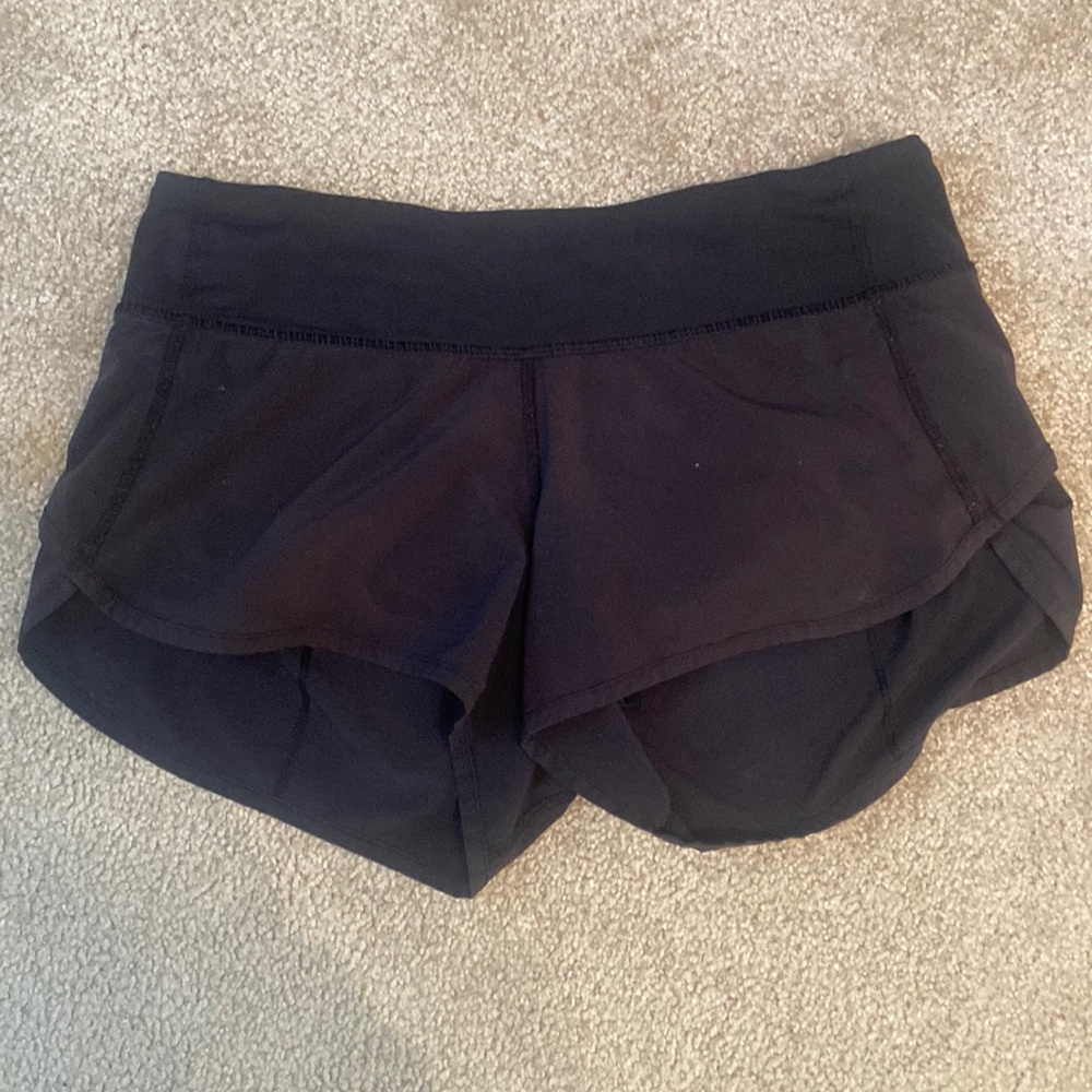Black lululemon shorts